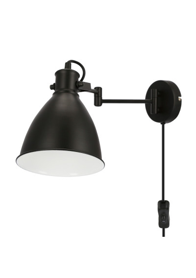 Espera wall light 1xE14 black 45,6 cm - product image 8