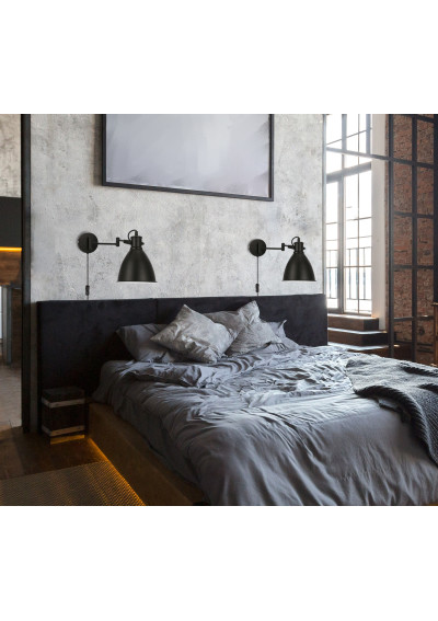 Espera wall light 1xE14 black 45,6 cm - product image 12