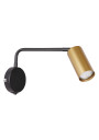 Lampa ścienna Tina 1xGU10 czarny + złoty 31 cm - zdjęcie produktu 2