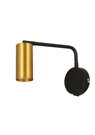 Lampa ścienna Tina 1xGU10 czarny + złoty 31 cm - zdjęcie produktu 3