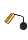 Lampa ścienna Tina 1xGU10 czarny + złoty 31 cm - zdjęcie produktu 8