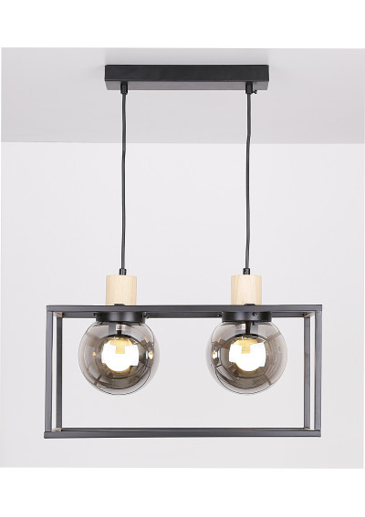 Lampa wisząca Retro 2xE27 42 cm - zdjęcie produktu 2