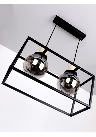 Lampa wisząca Retro 2xE27 42 cm - zdjęcie produktu 3