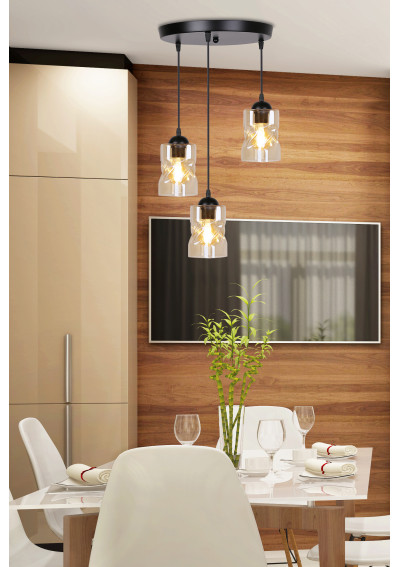 Lampa wisząca Felis 3xE27 35 cm - zdjęcie produktu 4