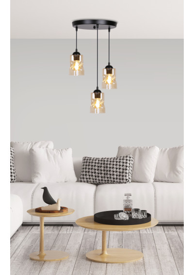 Lampa wisząca Felis 3xE27 35 cm - zdjęcie produktu 5