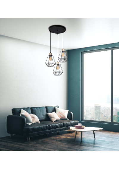 Primo pendant light 3xE27 44 cm - product image 2