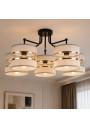 Lampa wisząca Andy 5xE27 szary + złoty 72 cm - zdjęcie produktu 1