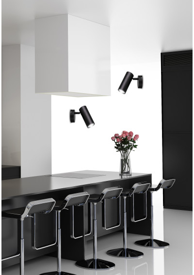Colly wall light 1xGU10 black 16 cm - product image 1