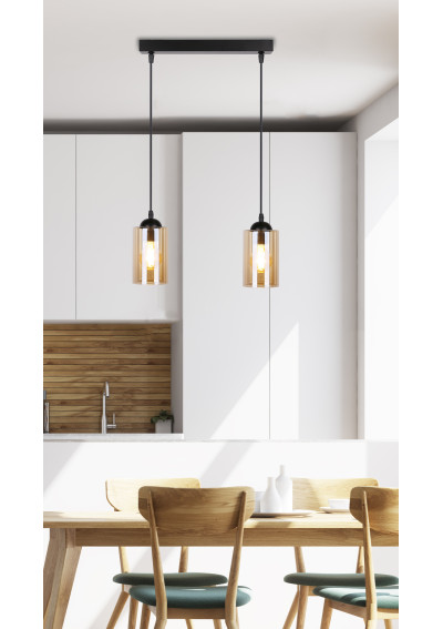 Bistro pendant light 2xE27 34 cm - product image 1