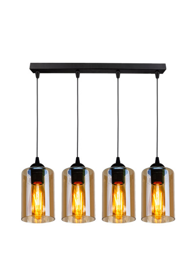 Bistro pendant light 4xE27 65 cm