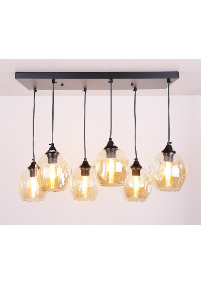 Lampa wisząca Aspa 6xE27 67 cm - zdjęcie produktu 2