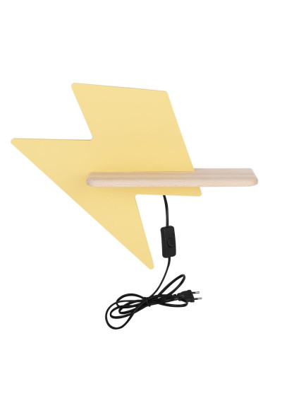 Lightning wall light 4 W LED 4000 K gold 40 cm
