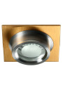 Oprawa stropowa Sc-02 MR16 satyna złoty 8 cm