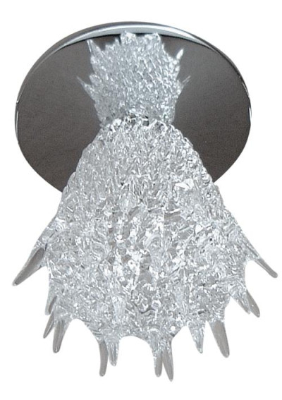 Oprawa stropowa Sk-10 G4 chromowy, szkło bezbarwne 7 cm
