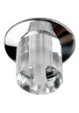 Oprawa stropowa Sk-07 G4 chromowy, szkło bezbarwne 7 cm