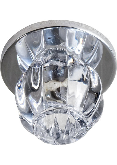 Oprawa stropowa Sk-31 G4 chromowy, szkło bezbarwne 6,8 cm