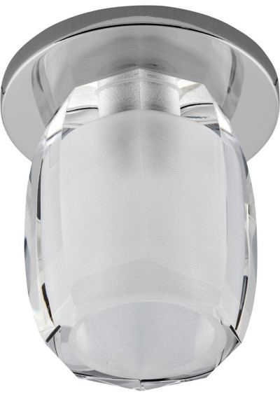 Sk-24 ceiling fitting G4 chromee, szkło bezbarwne 6,7 cm