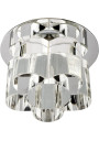 Oprawa stropowa Sk-21 G4 chromowy, szkło bezbarwne 9,5 cm