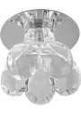 Sk-54 ceiling fitting G4 chromee, szkło bezbarwne 8 cm