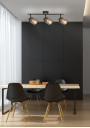 Lampa sufitowa Canabera 3xE14 kawowe złoto 58 cm - zdjęcie produktu 2