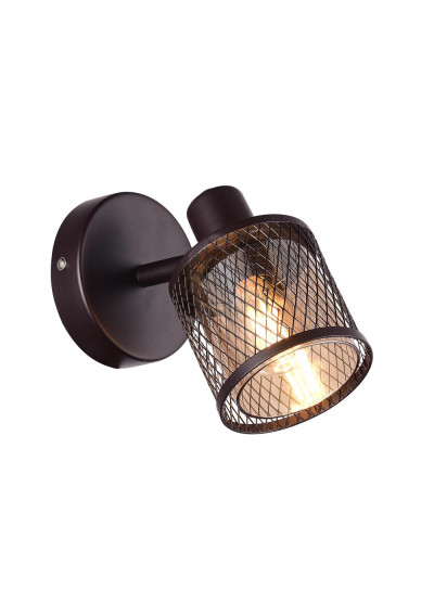 Canabera wall light 1xE14 kawowe złoto 16 cm