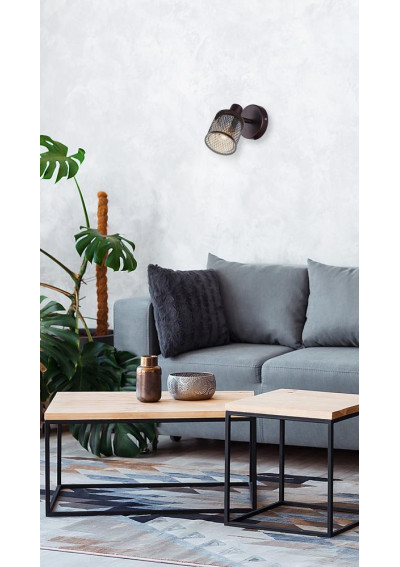Canabera wall light 1xE14 kawowe złoto 16 cm - product image 2