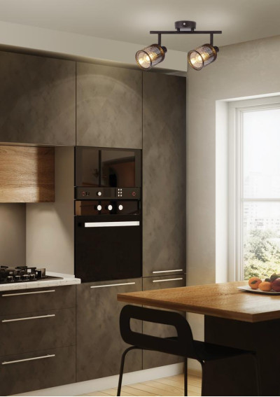 Canabera ceiling light 2xE14 kawowe złoto 36 cm - product image 3