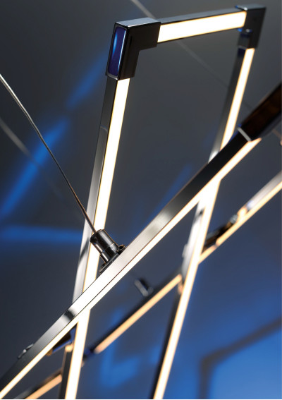 Lampa wisząca Kseros 45 W LED 4000 K chromowy 90 cm - zdjęcie produktu 4