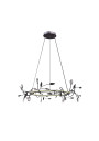 Giaros pendant light 36 W LED 4000 K black 65 cm