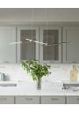 Thasos pendant light 23 W LED 4000 K chromee 103 cm - product image 1