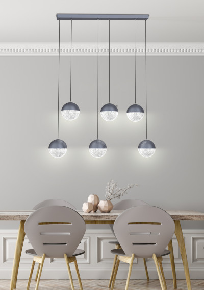 Furni pendant light 30 W LED 4000 K grey 91 cm - product image 2
