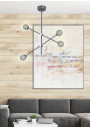 Paksos pendant light 4xG9 grey 67 cm - product image 1