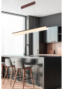 Curacoa pendant light 33 W LED 4000 K brown 100 cm - product image 1