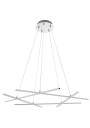 Lampa wisząca Andros 50 W LED 4000 K srebrny 82 cm