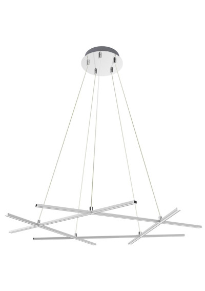 Lampa wisząca Andros 50 W LED 4000 K srebrny 82 cm
