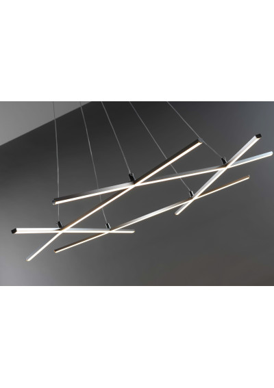 Andros pendant light 50 W LED 4000 K silver 82 cm - product image 1