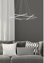 Lampa wisząca Andros 50 W LED 4000 K srebrny 82 cm - zdjęcie produktu 5