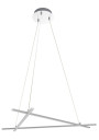 Andros pendant light 30 W LED 4000 K silver 70 cm