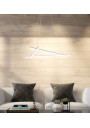 Andros pendant light 30 W LED 4000 K silver 70 cm - product image 1