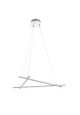 Lampa wisząca Andros 30 W LED 4000 K srebrny 70 cm - zdjęcie produktu 2