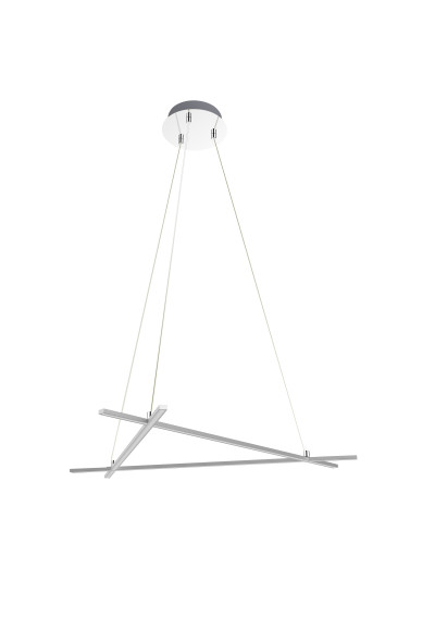 Lampa wisząca Andros 30 W LED 4000 K srebrny 70 cm - zdjęcie produktu 2