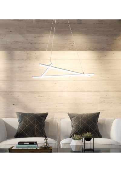 Andros pendant light 30 W LED 4000 K silver 70 cm - product image 3