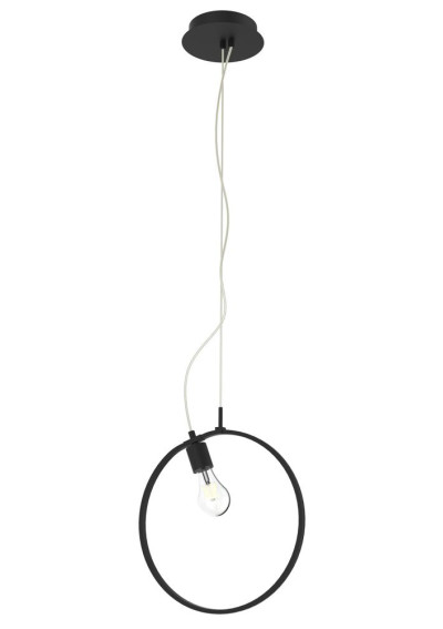 Lampa wisząca Skiros 4000 K czarny 36 cm