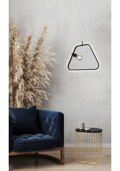 Lampa wisząca Ikaria 4000 K czarny 44 cm - zdjęcie produktu 1