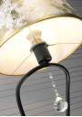 Saria wall light 3000 K black / gold 31 cm - product image 3
