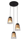 Lampa wisząca Fresno 3xE27 czarny 40 cm