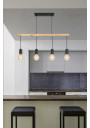 Izzy pendant light 4xE27 black 81 cm - product image 1