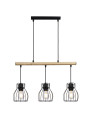 Lampa wisząca Bernita 3xE27 czarny 66 cm
