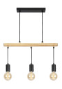 Lampa wisząca Izzy 3xE27 czarny 55 cm
