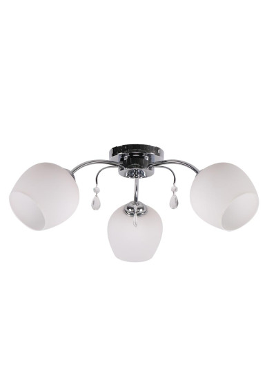 Lampa wisząca Zachera 3xE27 chromowy 56 cm